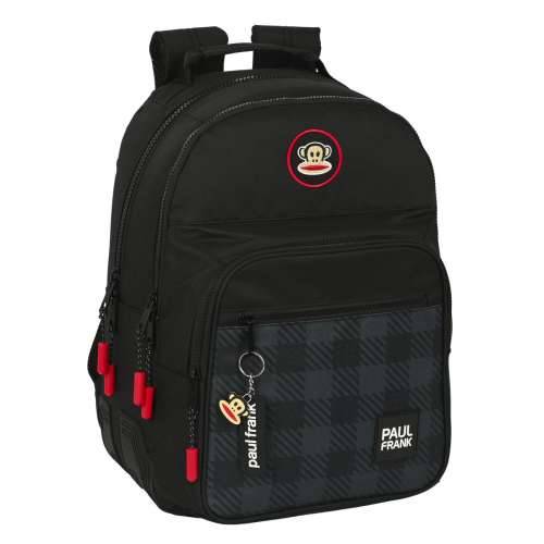 Školski Ruksak Paul Frank Campers Crna (32 x 42 x 15 cm) Cijena
