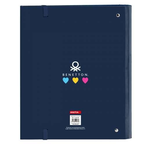 Registrator s prstenovima Benetton Love Mornarsko plava (27 x 32 x 3.5 cm) Cijena