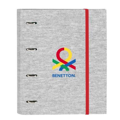 Registrator s prstenovima Benetton Pop Siva (27 x 32 x 3.5 cm) Cijena