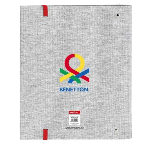 Registrator s prstenovima Benetton Pop Siva (27 x 32 x 3.5 cm) Cijena