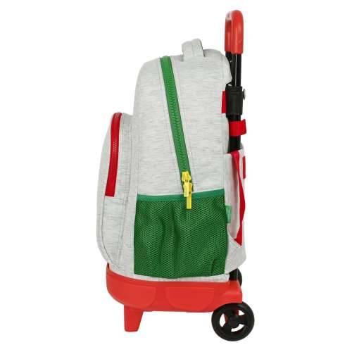 Školski Ruksak s Kotačima Benetton Pop Siva (33 x 45 x 22 cm) Cijena