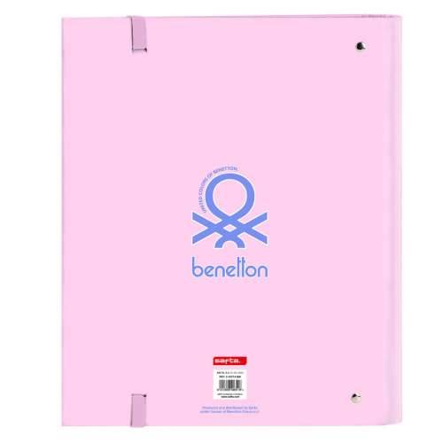 Registrator s prstenovima Benetton Pink Roza (27 x 32 x 3.5 cm) Cijena