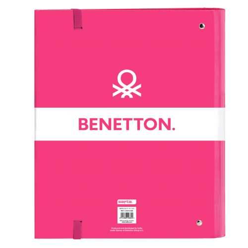 Registrator s prstenovima Benetton Raspberry Fuksija (27 x 32 x 3.5 cm) Cijena