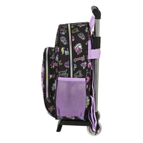 Školski Ruksak s Kotačima Monster High Creep Crna 28 x 34 x 10 cm Cijena