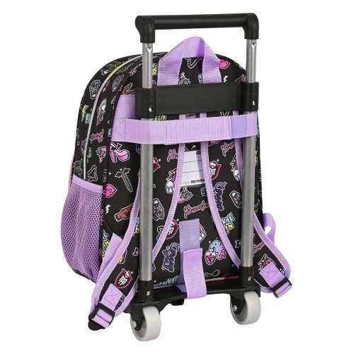 Školski Ruksak s Kotačima Monster High Creep Crna 28 x 34 x 10 cm Cijena