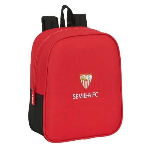 Školski Ruksak Sevilla Fútbol Club Crna Crvena 22 x 27 x 10 cm Cijena