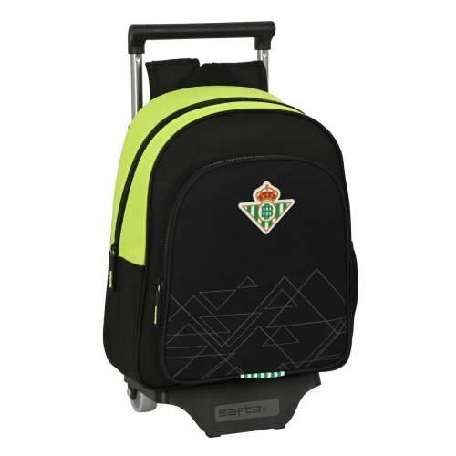 Školski Ruksak s Kotačima Real Betis Balompié Crna Lime 28 x 34 x 10 cm Cijena