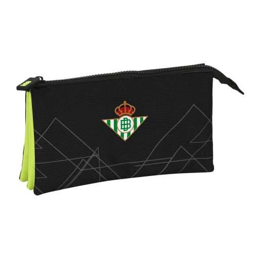 Trostruka pernica Real Betis Balompié Crna Lime 22 x 12 x 3 cm Cijena
