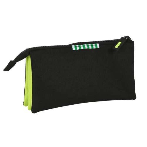 Trostruka pernica Real Betis Balompié Crna Lime 22 x 12 x 3 cm Cijena