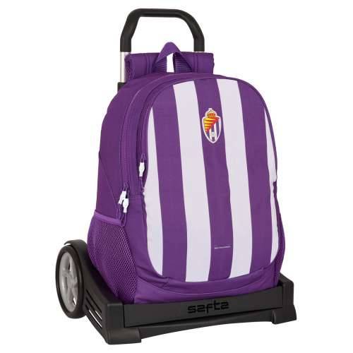 Školski Ruksak s Kotačima Real Valladolid C.F. Vijoličasta 32 x 44 x 16 cm Cijena