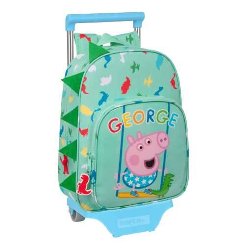 Školski Ruksak s Kotačima Peppa Pig George Metvica 26 x 34 x 11 cm Cijena