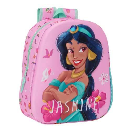 Dječji 3D Ruksak Disney Princess Jasmine Roza 27 x 33 x 10 cm Cijena