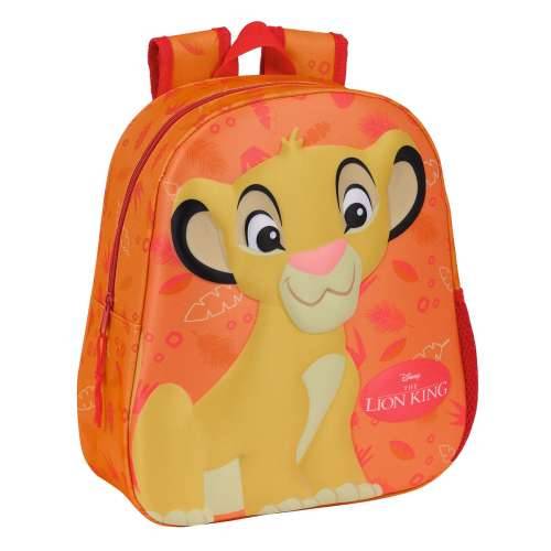 Dječji 3D Ruksak The Lion King Oranžna 27 x 33 x 10 cm Cijena