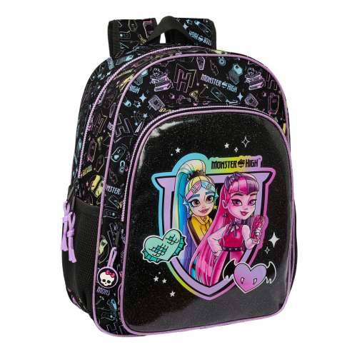 Školski Ruksak Monster High Crna 33 x 42 x 14 cm Cijena