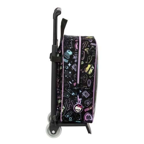 Školski Ruksak s Kotačima Monster High Crna 22 x 27 x 10 cm Cijena