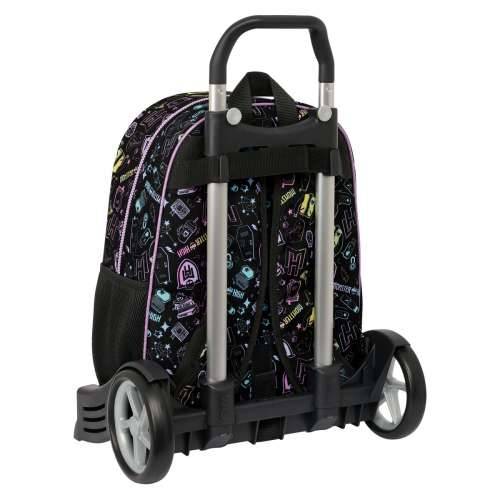 Školski Ruksak s Kotačima Monster High Crna 33 x 42 x 14 cm Cijena