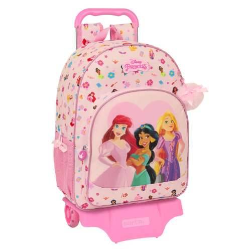Školski Ruksak s Kotačima Disney Princess Summer adventures Roza 33 x 42 x 14 cm Cijena
