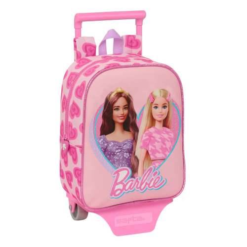 Školski Ruksak s Kotačima Barbie Love Roza 22 x 27 x 10 cm Cijena