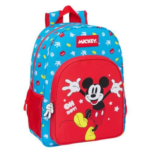 Školski Ruksak Mickey Mouse Clubhouse Fantastic Plava Crvena 33 x 42 x 14 cm Cijena