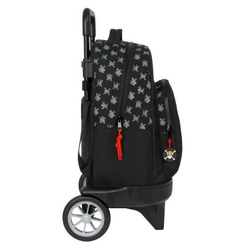 Školski Ruksak s Kotačima One Piece Crna 33 x 45 x 22 cm Cijena