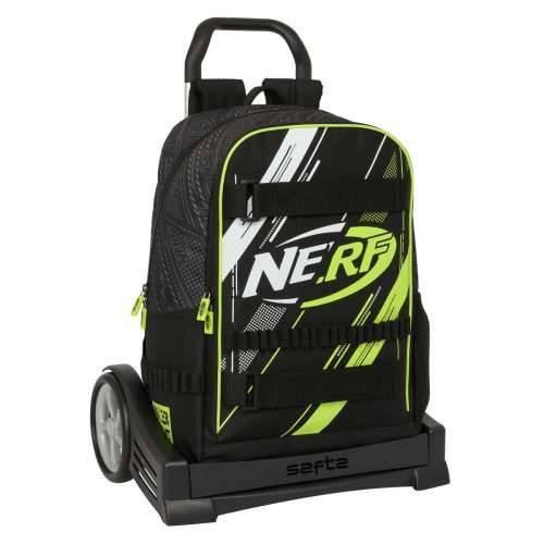 Školski Ruksak s Kotačima Nerf Get ready Crna 31 x 44 x 17 cm Cijena