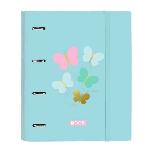 Registrator s prstenovima Moos Butterflies Plava 27 x 32 x 3.5 cm Cijena