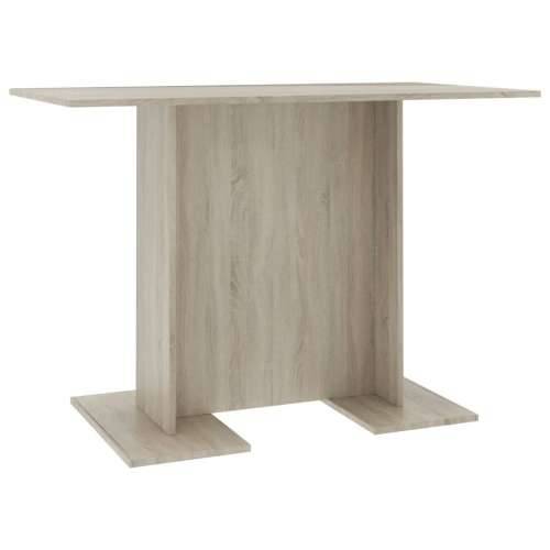 Blagovaonski stol boja hrasta sonome 110 x 60 x 75 cm drvena - sonoma hrast 1 Cijena