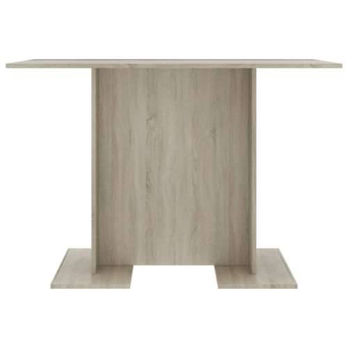 Blagovaonski stol boja hrasta sonome 110 x 60 x 75 cm drvena - sonoma hrast 1 Cijena