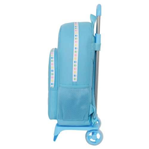 Školski Ruksak s Kotačima Benetton Spring Nebesko plava 30 x 46 x 14 cm Cijena
