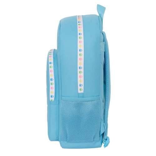 Školski Ruksak Benetton Spring Nebeški 30 x 46 x 14 cm Cijena