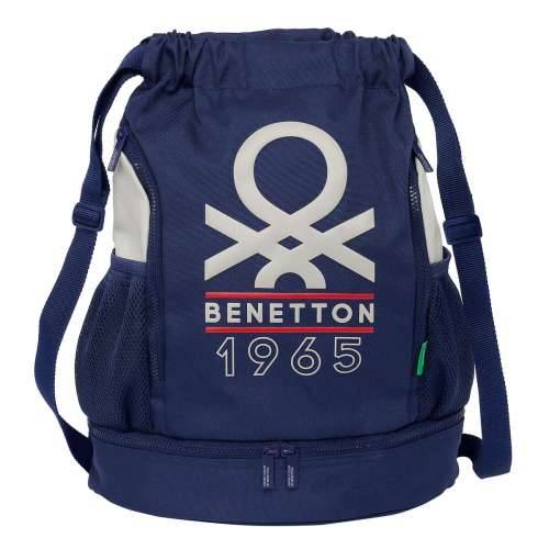 Dječji Ruksak Torba Benetton Varsity Siva Mornarsko plava 35 x 40 x 1 cm Cijena