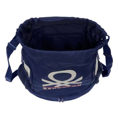 Dječji Ruksak Torba Benetton Varsity Siva Mornarsko plava 35 x 40 x 1 cm Cijena