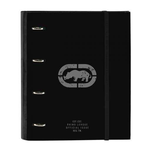 Registrator s prstenovima Eckō Unltd. Rhino Crna Siva 27 x 32 x 3.5 cm Cijena