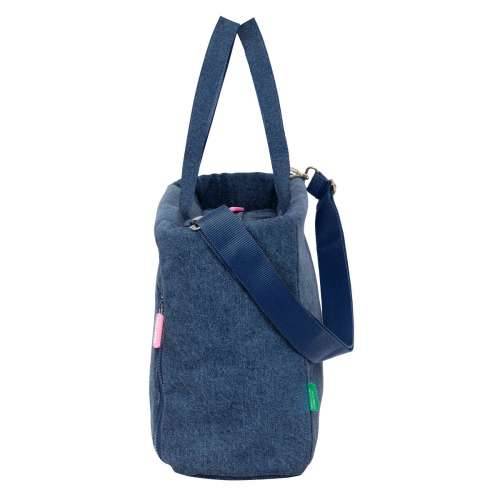 Torba Benetton Denim Plava 40 x 31 x 17 cm Cijena