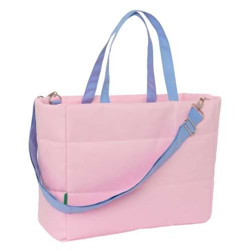 Torba Benetton Pink Roza 40 x 31 x 17 cm Cijena