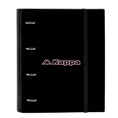 Registrator s prstenovima Kappa Silver pink Crna Roza 27 x 32 x 3.5 cm Cijena