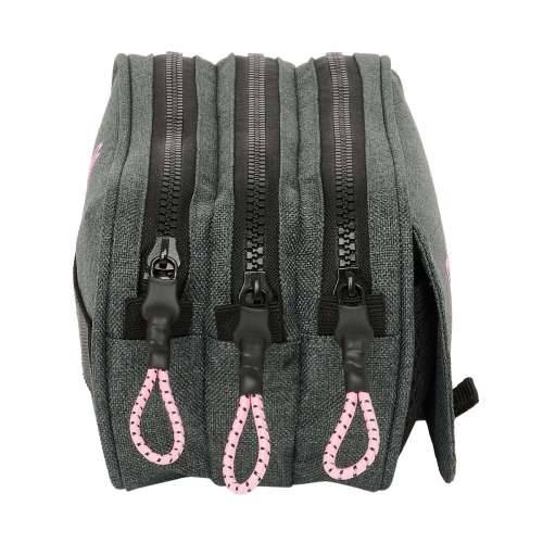 Trostruka pernica Kappa Silver pink Siva 21,5 x 10 x 8 cm Cijena
