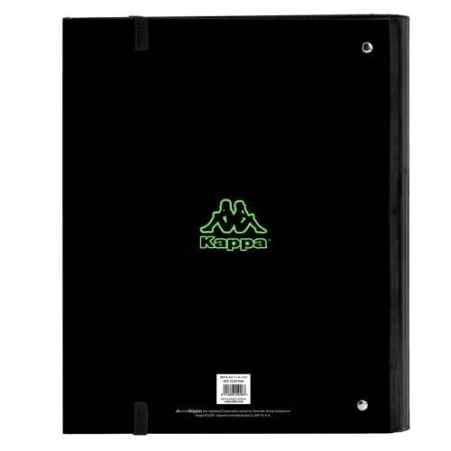 Registrator s prstenovima Kappa Black Zelena Crna 27 x 32 x 3.5 cm Cijena