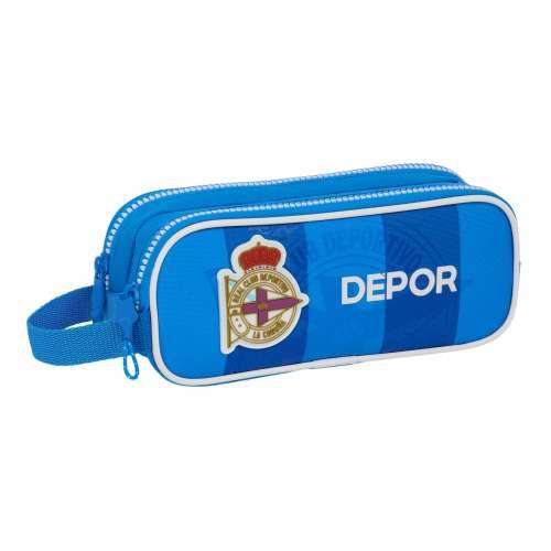 Dvostruka pernica R. C. Deportivo de La Coruña Plava 21 x 8 x 6 cm Cijena