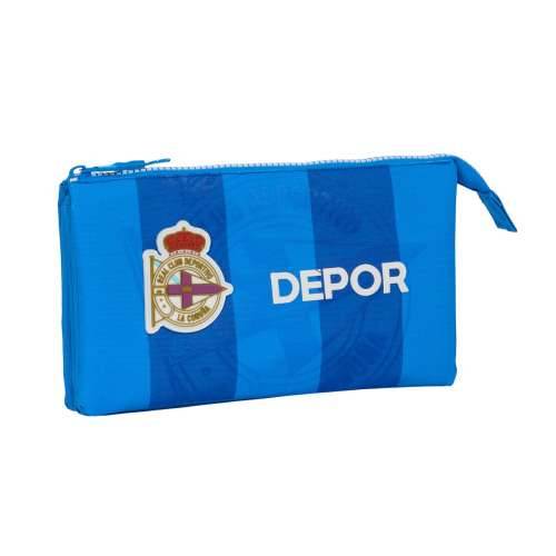 Trostruka pernica R. C. Deportivo de La Coruña Plava 22 x 12 x 3 cm Cijena