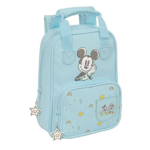 Školski Ruksak Mickey Mouse Clubhouse Baby Svetlo Plava 20 x 28 x 8 cm Cijena