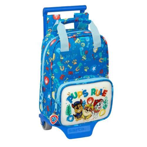Školski Ruksak s Kotačima The Paw Patrol Pups rule Plava 20 x 28 x 8 cm Cijena
