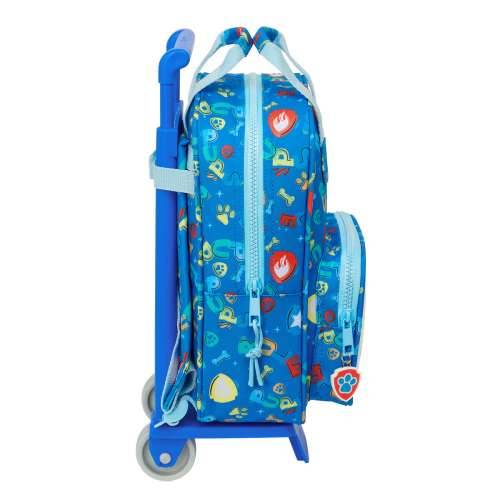 Školski Ruksak s Kotačima The Paw Patrol Pups rule Plava 20 x 28 x 8 cm Cijena