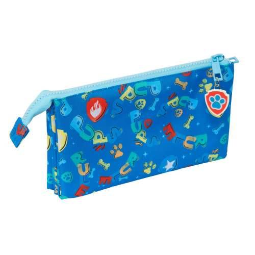 Trostruka pernica The Paw Patrol Pups rule Plava 22 x 12 x 3 cm Cijena