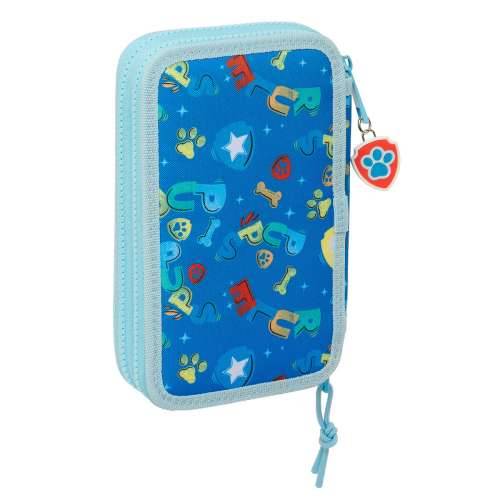 Dvostruka pernica The Paw Patrol Pups rule Plava 12.5 x 19.5 x 4 cm 28 Dijelovi Cijena