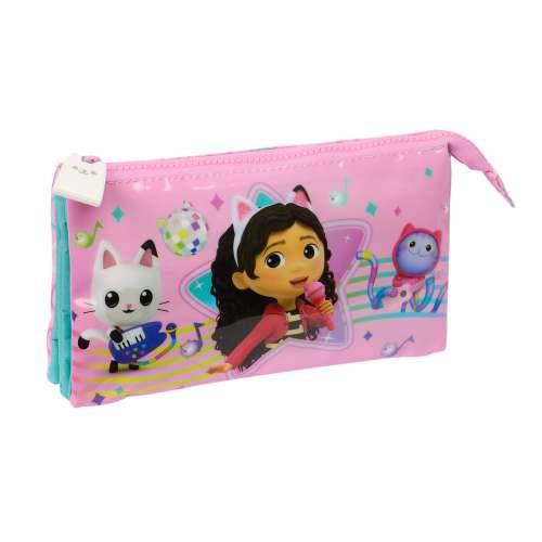 Trostruka pernica Gabby’s Dollhouse Party Roza 22 x 12 x 3 cm Cijena