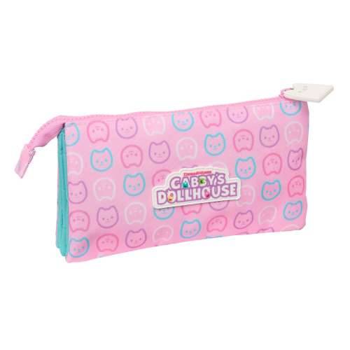 Trostruka pernica Gabby’s Dollhouse Party Roza 22 x 12 x 3 cm Cijena
