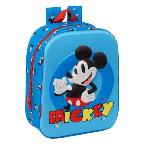 Školski Ruksak Mickey Mouse Clubhouse Plava 22 x 27 x 10 cm 3D Cijena
