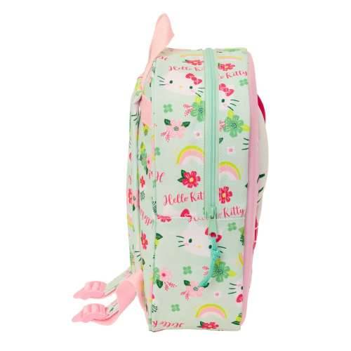 Školski Ruksak Hello Kitty Zelena Roza 22 x 27 x 10 cm 3D Cijena