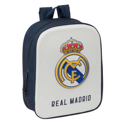 Dječji Ruksak Real Madrid C.F. Bijela Mornarsko plava 22 x 27 x 10 cm Cijena